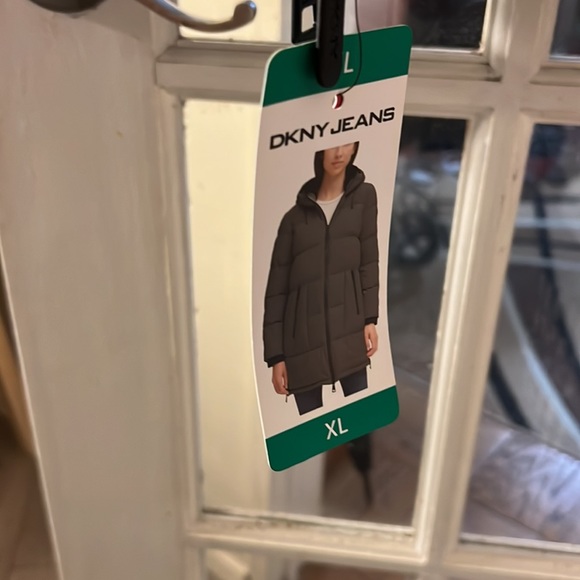 DKNY Jeans Ladies' Parka, Gray - Picture 5 of 8